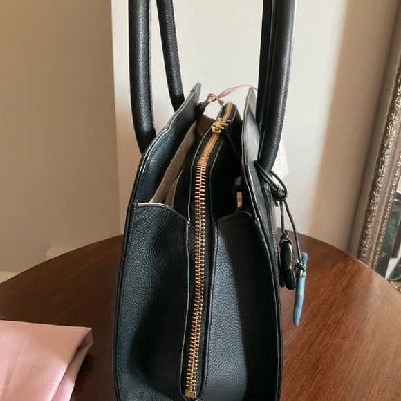 RADLEY LONDON Black Satchel with Pink Accessories - Picture 3 of 6